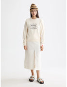 Regular Fit Sweatshirt full model shot showing overall fit by Scotch & Soda