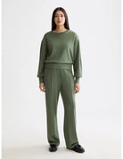 Modal Sweatshirt flat lay front view by Scotch & Soda