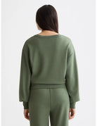 Modal Sweatshirt detail shot showing fabric and craftsmanship by Scotch & Soda