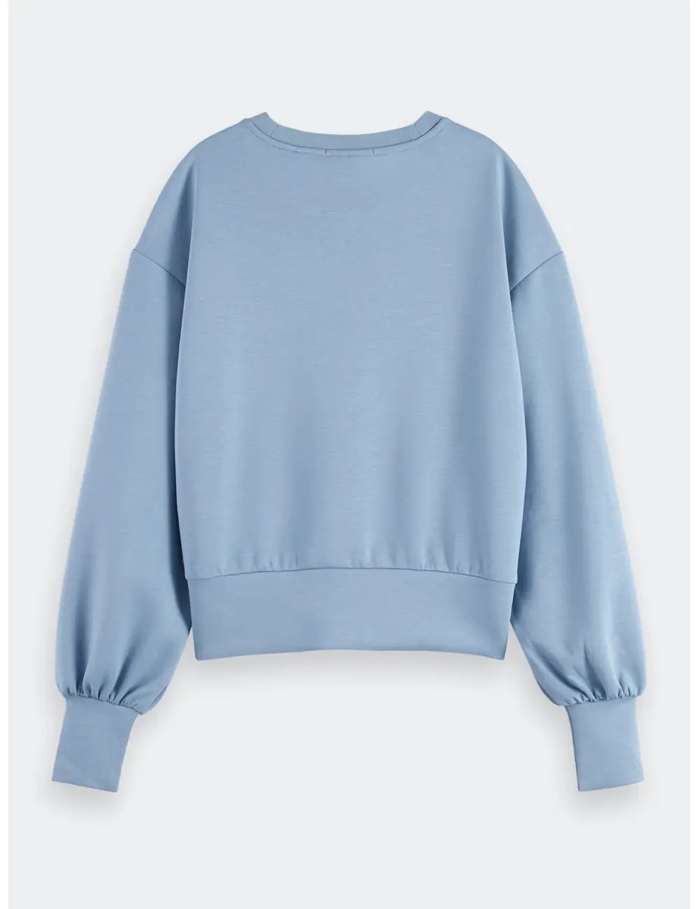 Modal Sweatshirt flat lay back view by Scotch & Soda