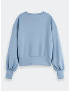 Modal Sweatshirt flat lay back view by Scotch & Soda