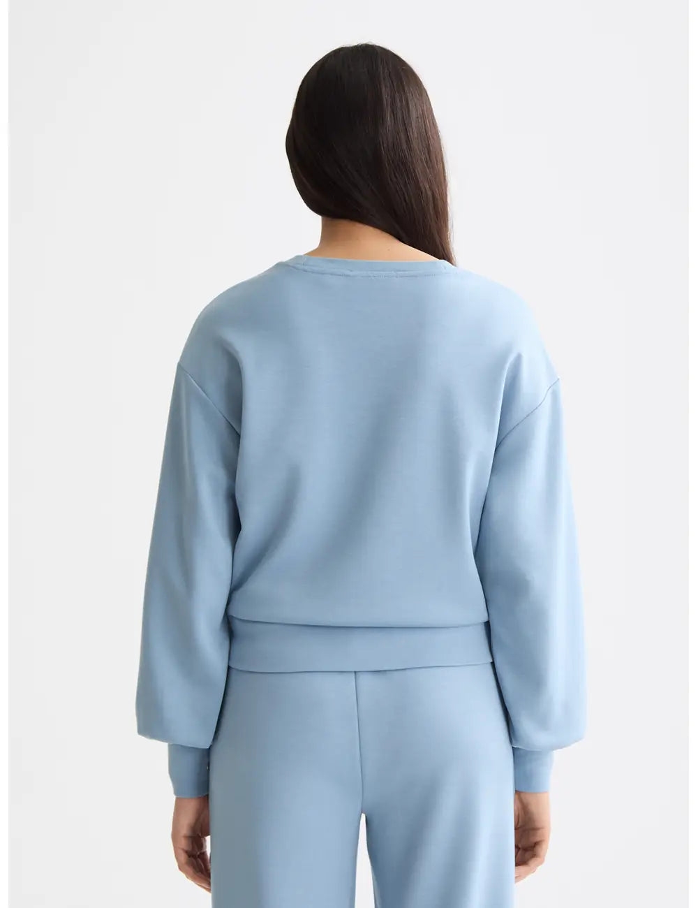 Modal Sweatshirt detail shot showing fabric and craftsmanship by Scotch & Soda