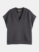 V Neck Sleeveless Modal Sweatshirt Image 3 - Scotch & Soda