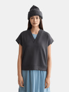 V Neck Sleeveless Modal Sweatshirt Image 4 - Scotch & Soda