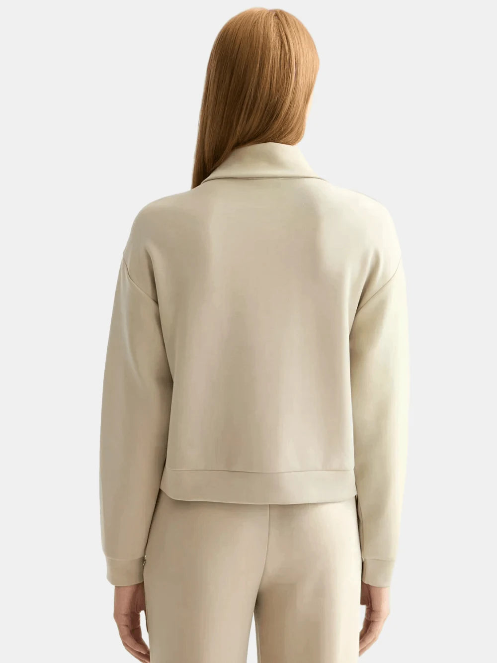 Tencel Utility Sweatshirt detail shot showing fabric and craftsmanship by Scotch & Soda