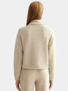 Tencel Utility Sweatshirt detail shot showing fabric and craftsmanship by Scotch & Soda