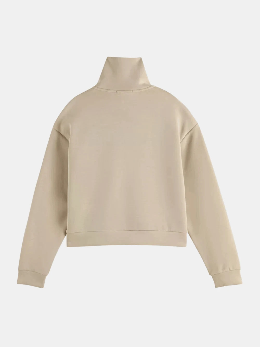 Tencel Utility Sweatshirt flat lay back view by Scotch & Soda
