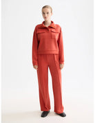 Tencel Utility Sweatshirt full model shot showing overall fit by Scotch & Soda