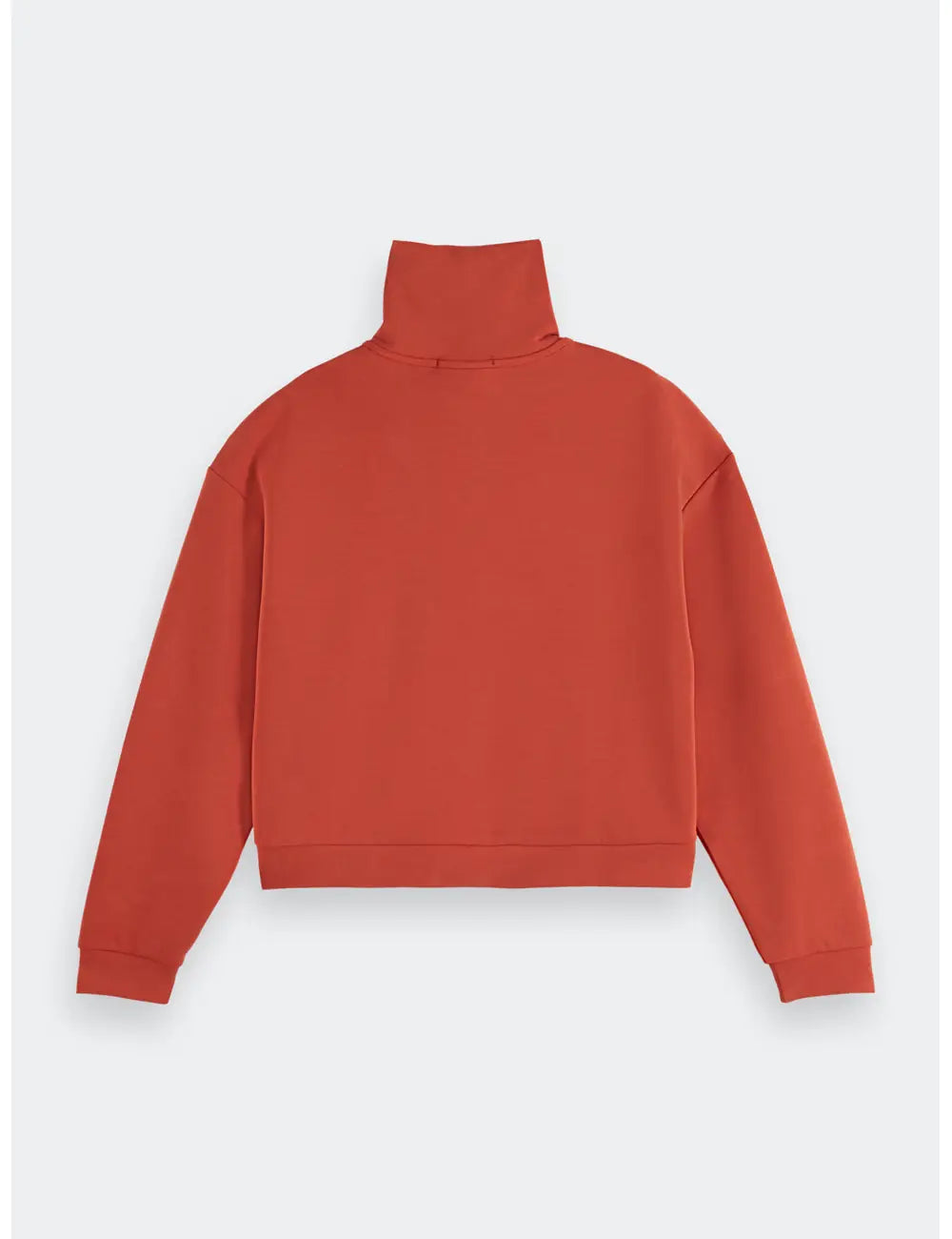 Tencel Utility Sweatshirt flat lay back view by Scotch & Soda