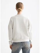 Chest Artwork Sweatshirt detail shot showing fabric and craftsmanship by Scotch & Soda