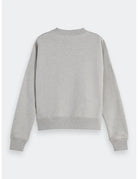 Chest Artwork Sweatshirt flat lay back view by Scotch & Soda