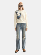Washed Artwork Loose Fit Sweater - Scotch & Soda