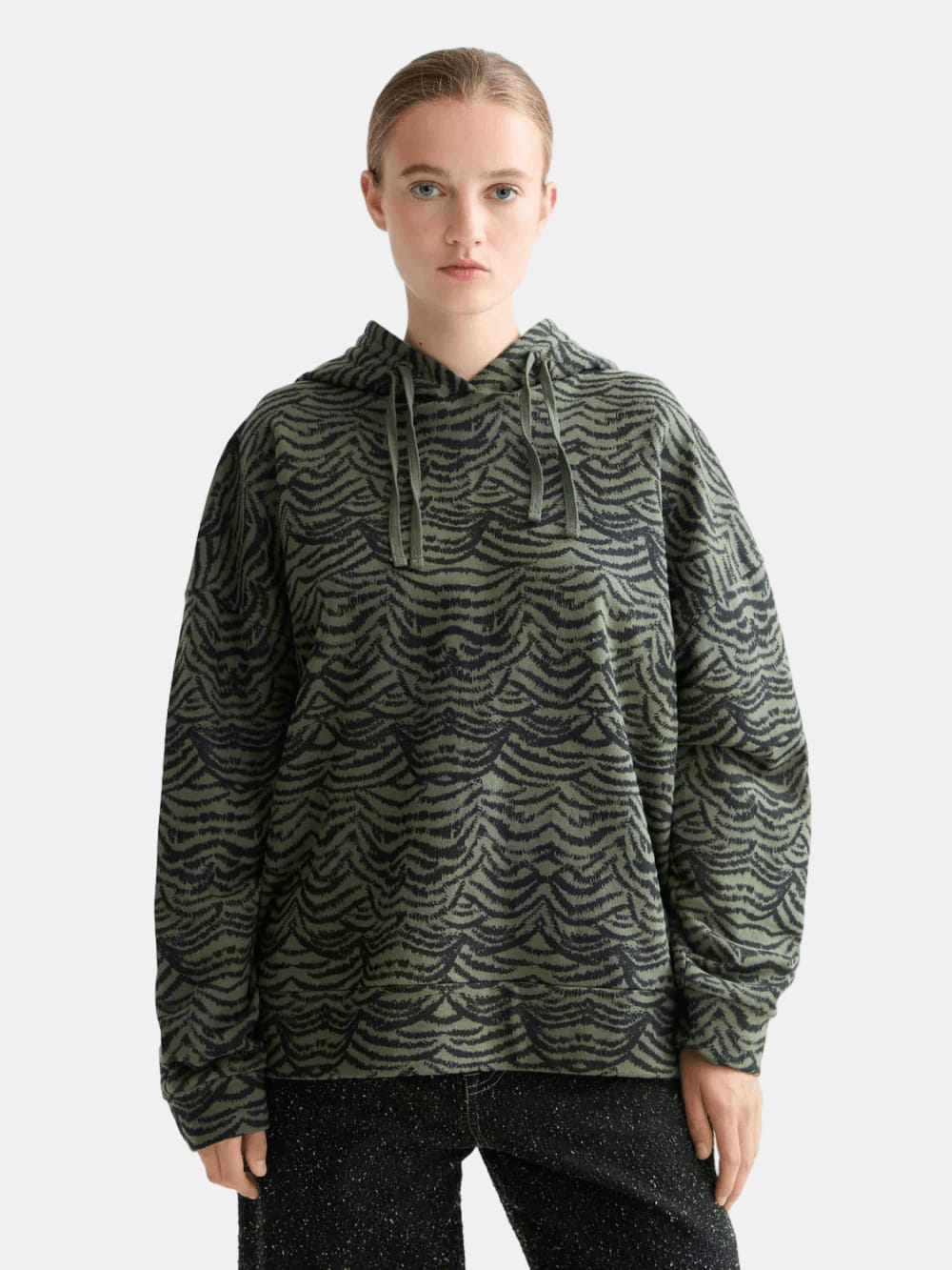 all-over-printed-hoodie side view by Scotch & Soda