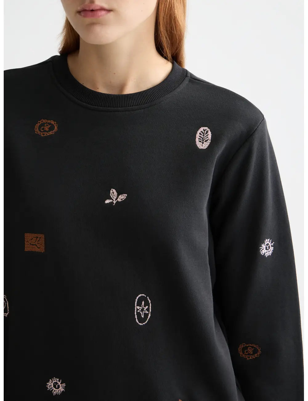 Mini Embroidery Sweatshirt detail view by Scotch & Soda