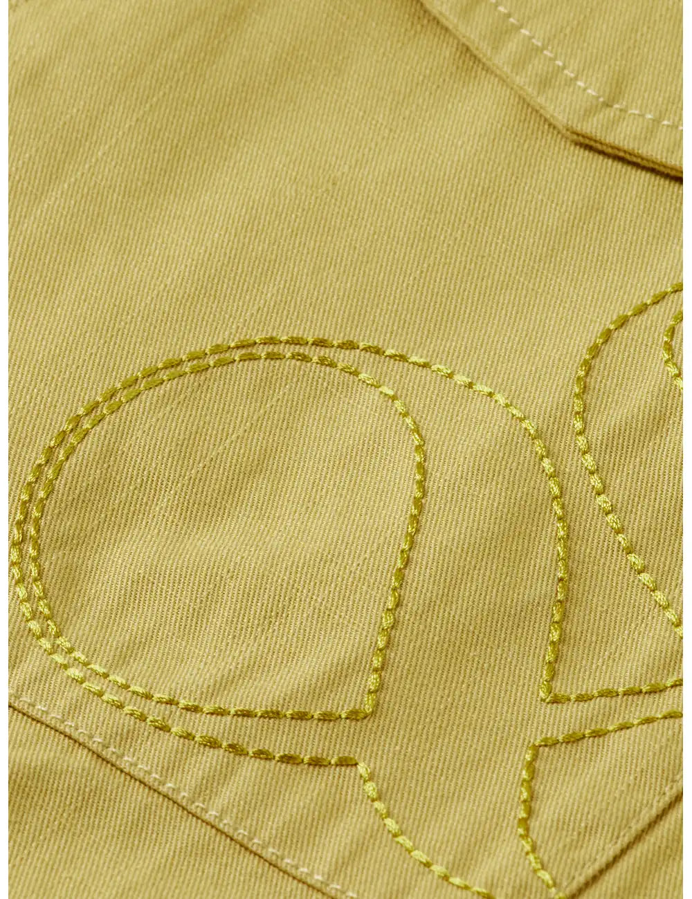 Utility Gilet Golden Green detail view by Scotch & Soda