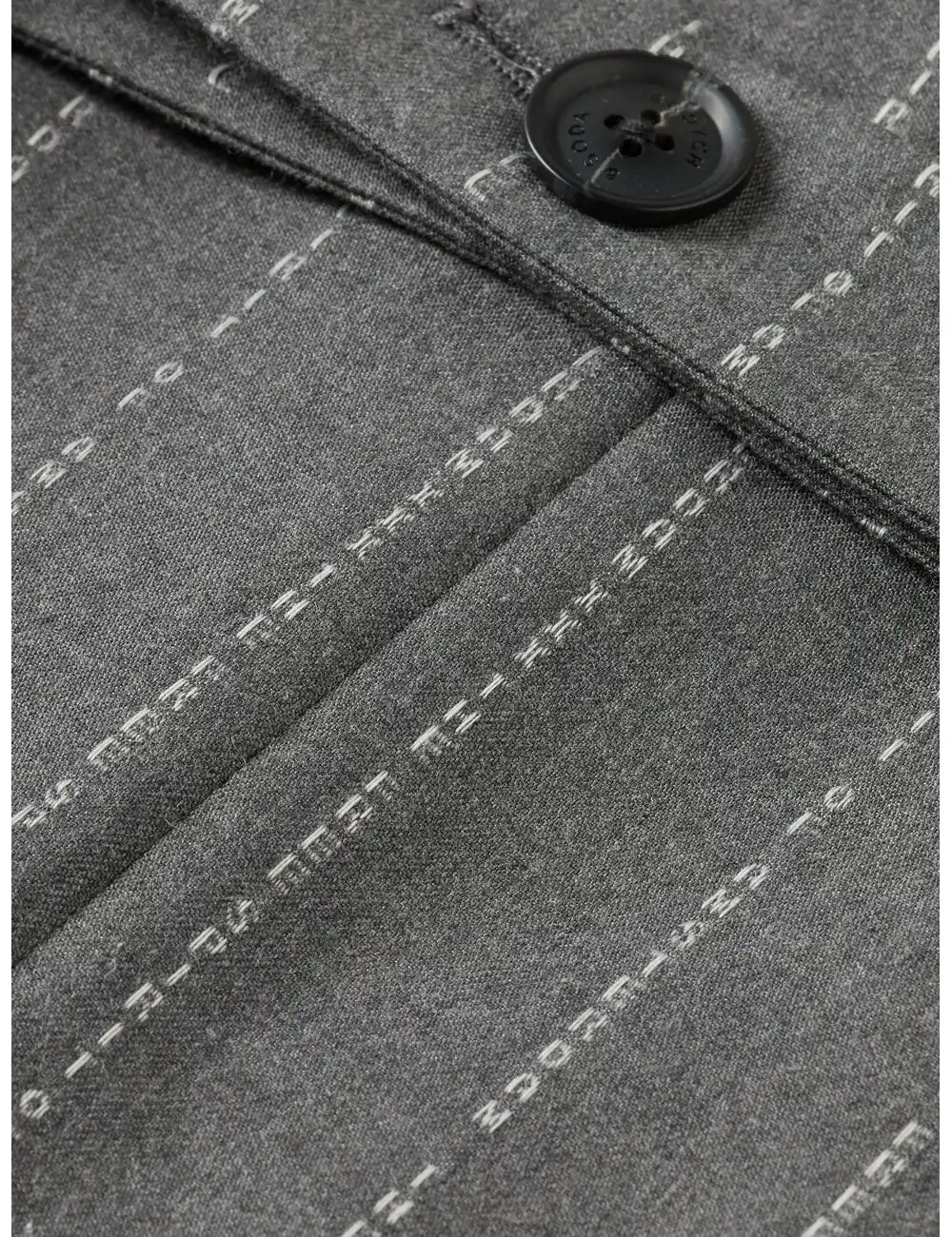 Waistcoat Back Detail Charcoal detail view by Scotch & Soda