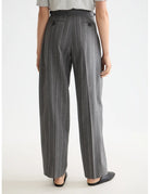 Waistcoat Back Detail Charcoal detail shot showing fabric and craftsmanship by Scotch & Soda