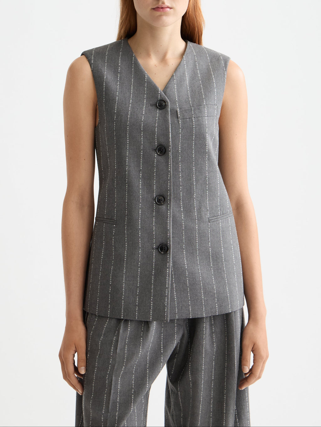 Pinstripe Waistcoat