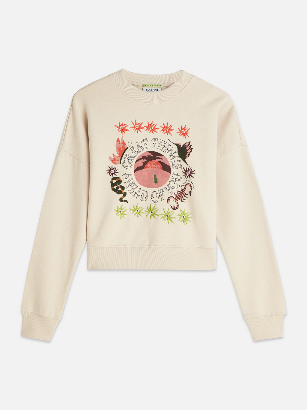 Artwork relaxed sweatshirt