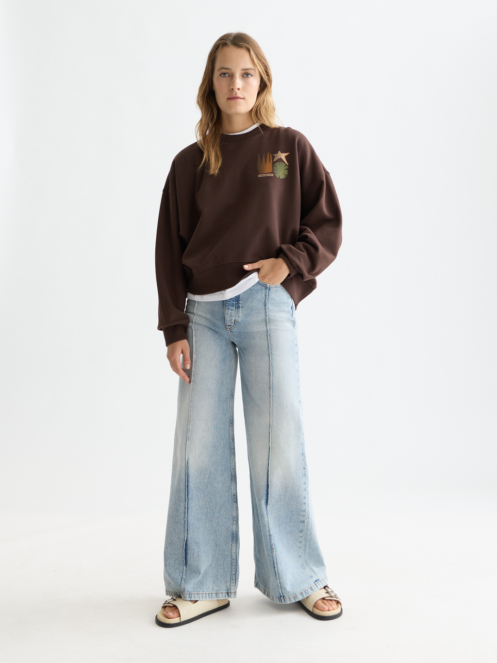 artwork oversized sweatshirt