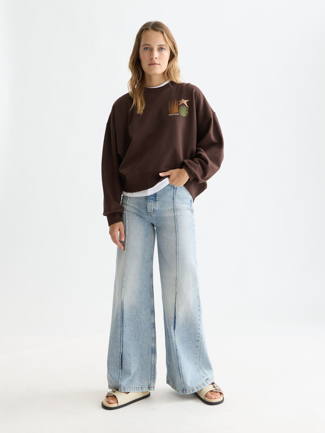 artwork oversized sweatshirt