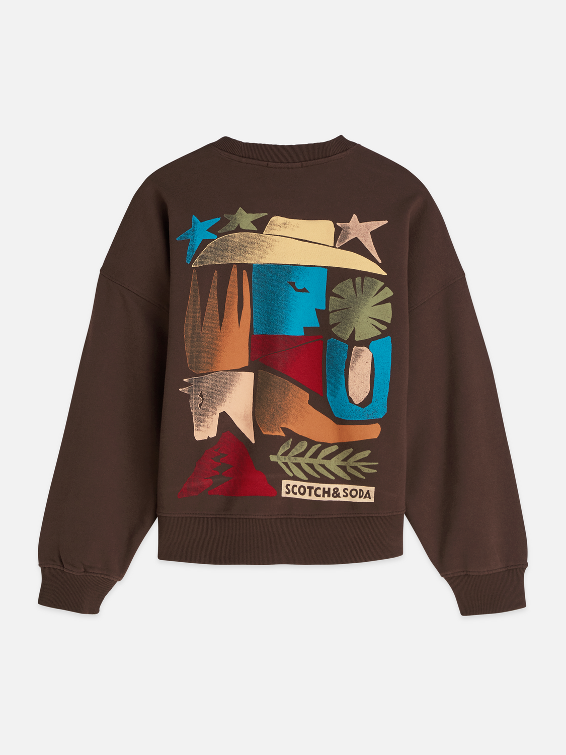 artwork oversized sweatshirt