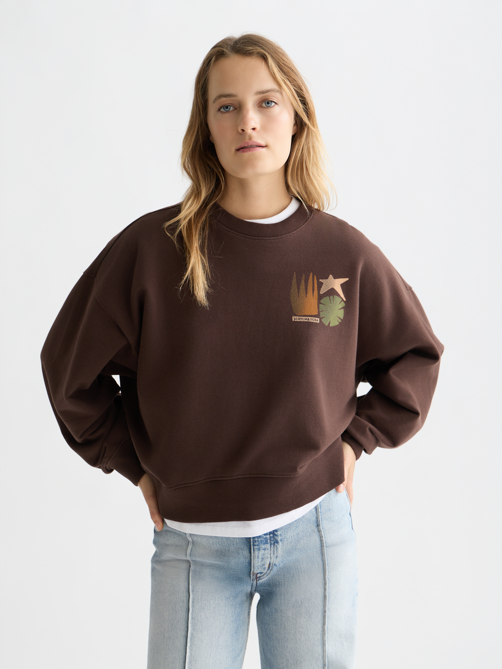 artwork oversized sweatshirt