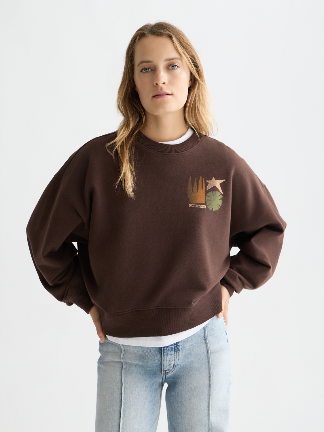 artwork oversized sweatshirt