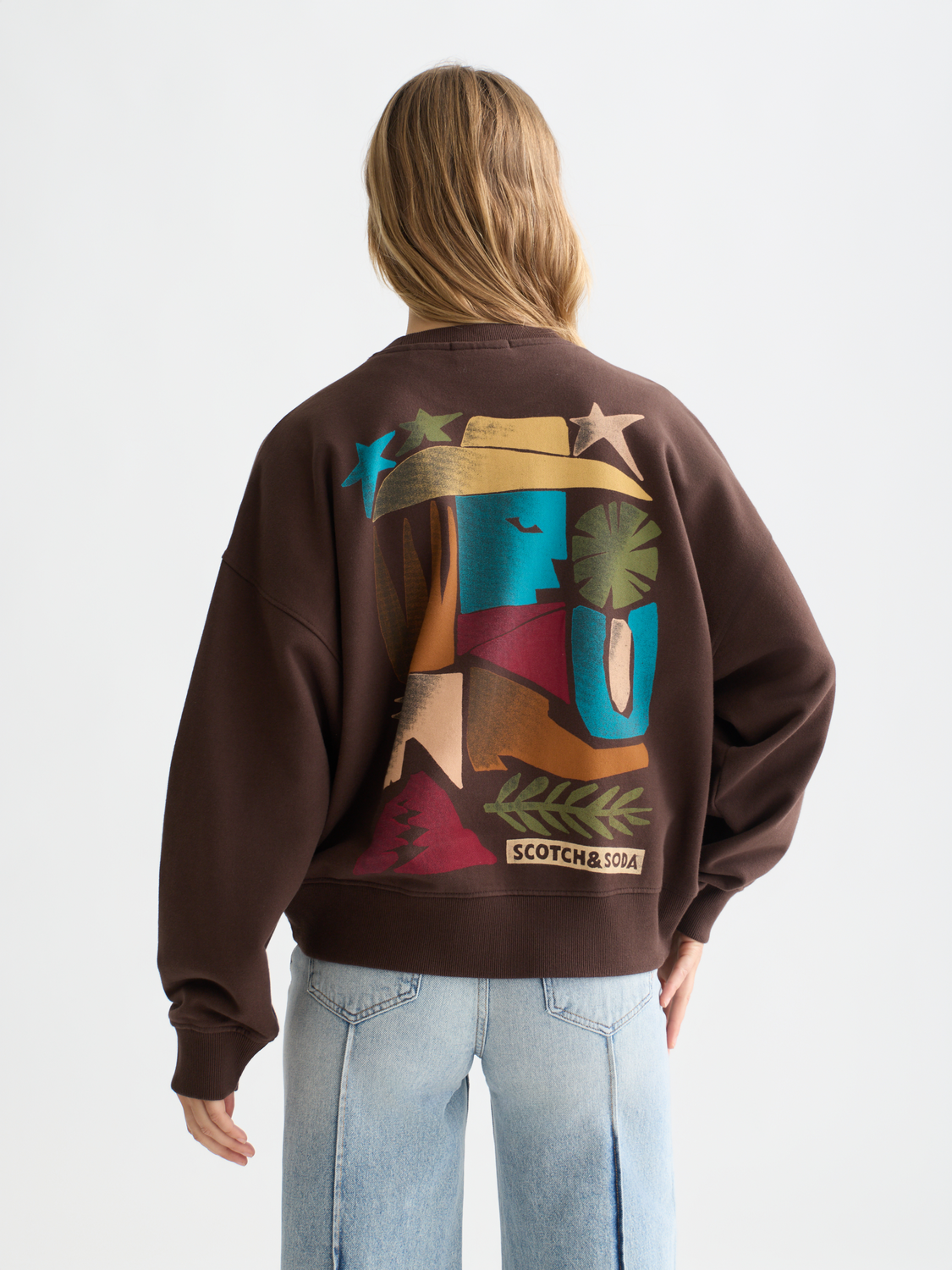 artwork oversized sweatshirt