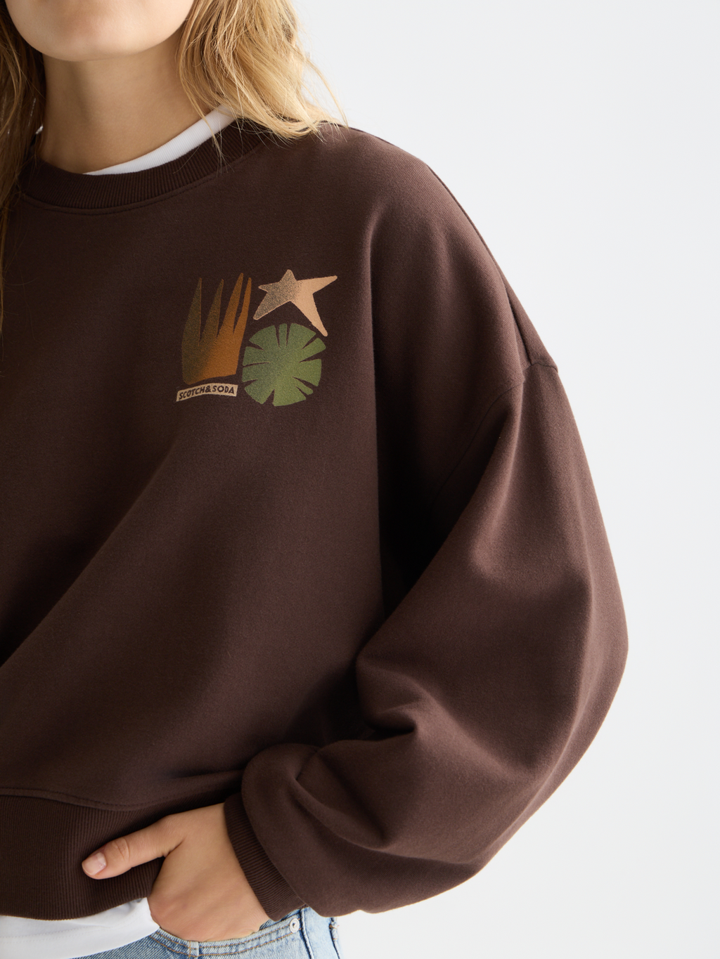 artwork oversized sweatshirt