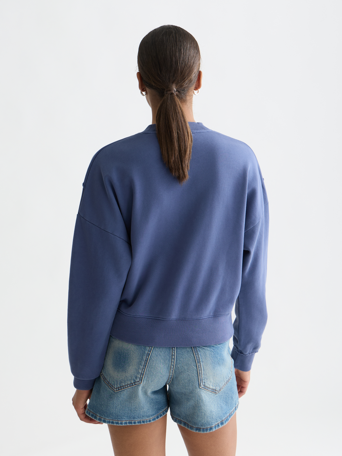 Studded western relaxed sweatshirt