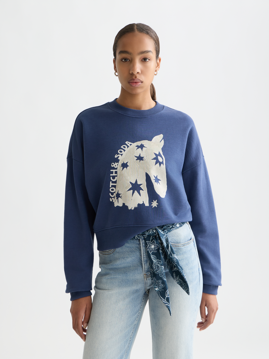 Artwork relaxed sweatshirt