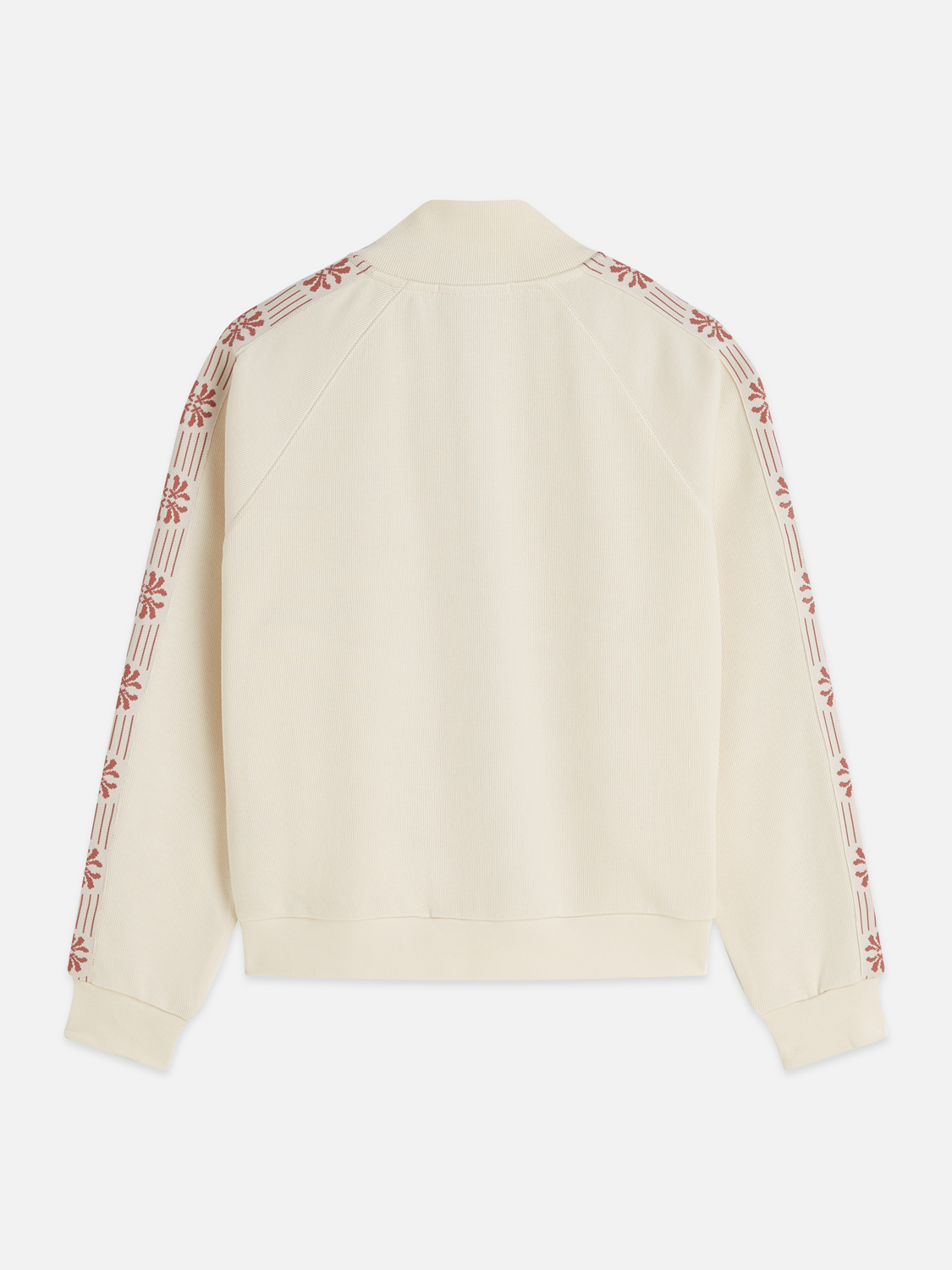 Interlock zipped sweatshirt
