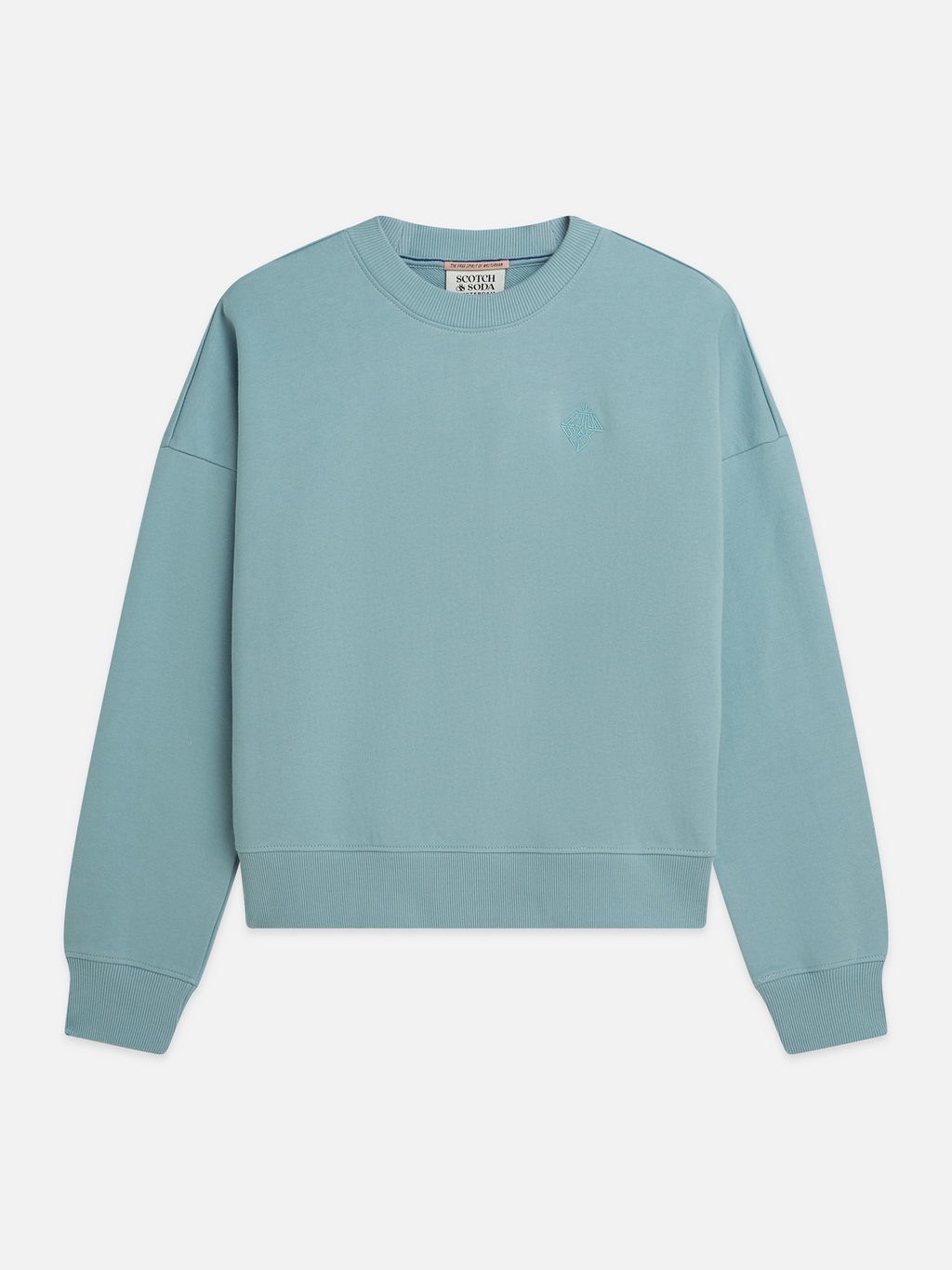 Embroidered logo relaxed sweatshirt