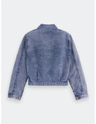 Denim Canvas Jacket flat lay back view by Scotch & Soda