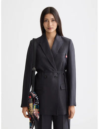 Drapey Blazer Charcoal