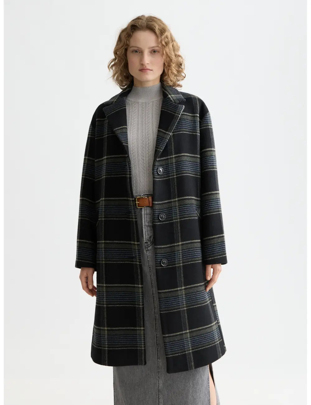 Wool Coat Check detail view by Scotch & Soda
