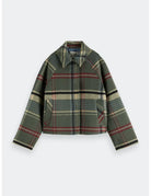 Boxy Shirt Jacket flat lay front view by Scotch & Soda