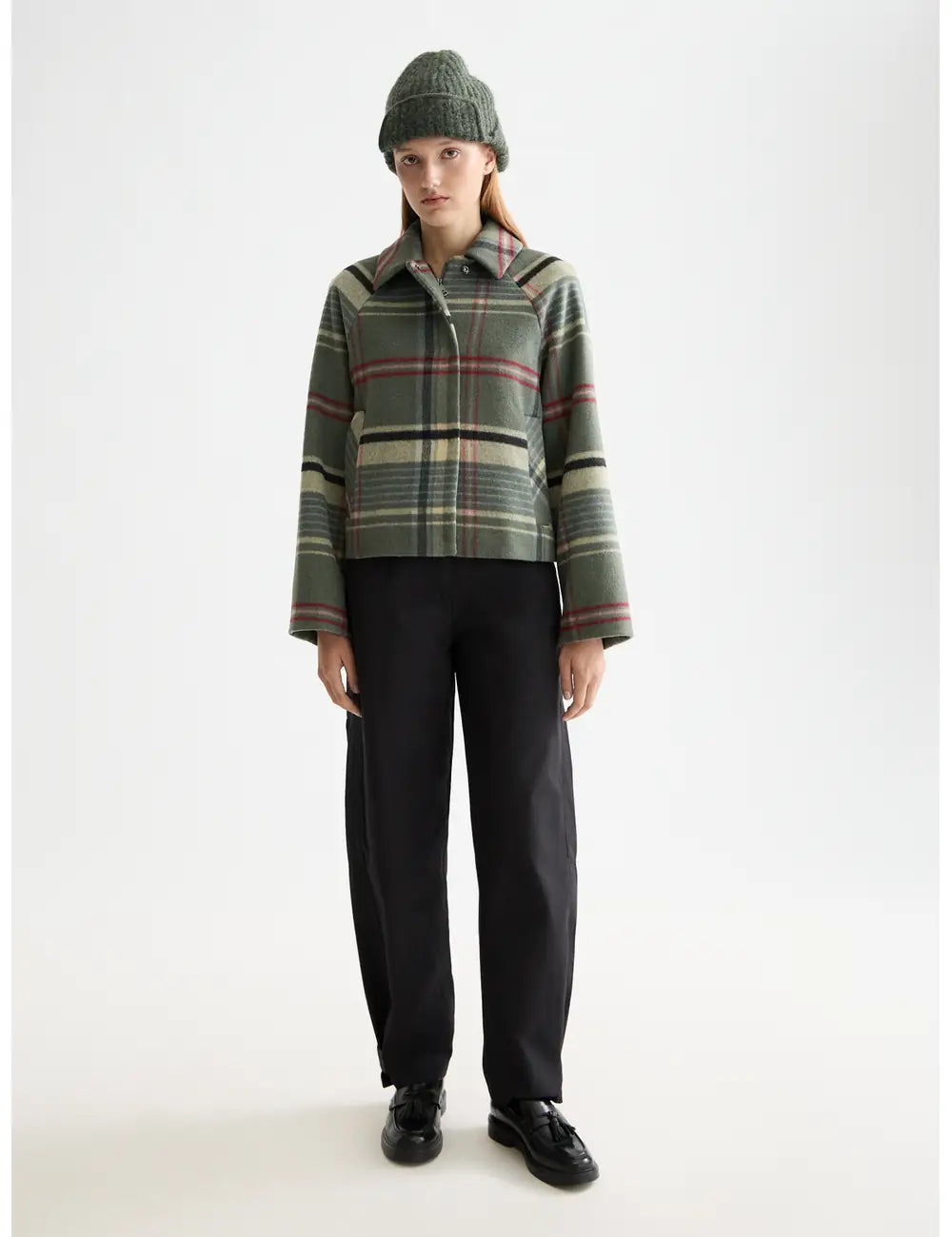 Boxy Shirt Jacket full model shot showing overall fit by Scotch & Soda