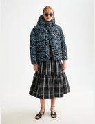 Hooded Puffer Jacket full model shot showing overall fit by Scotch & Soda