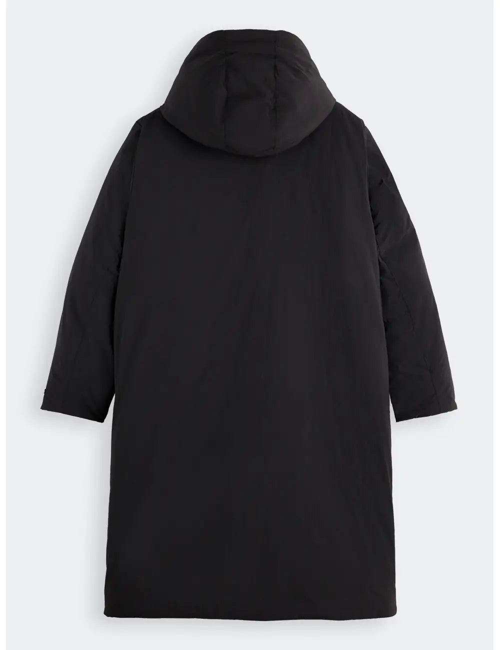 Longline Puffer Coat detail shot showing fabric and craftsmanship by Scotch & Soda