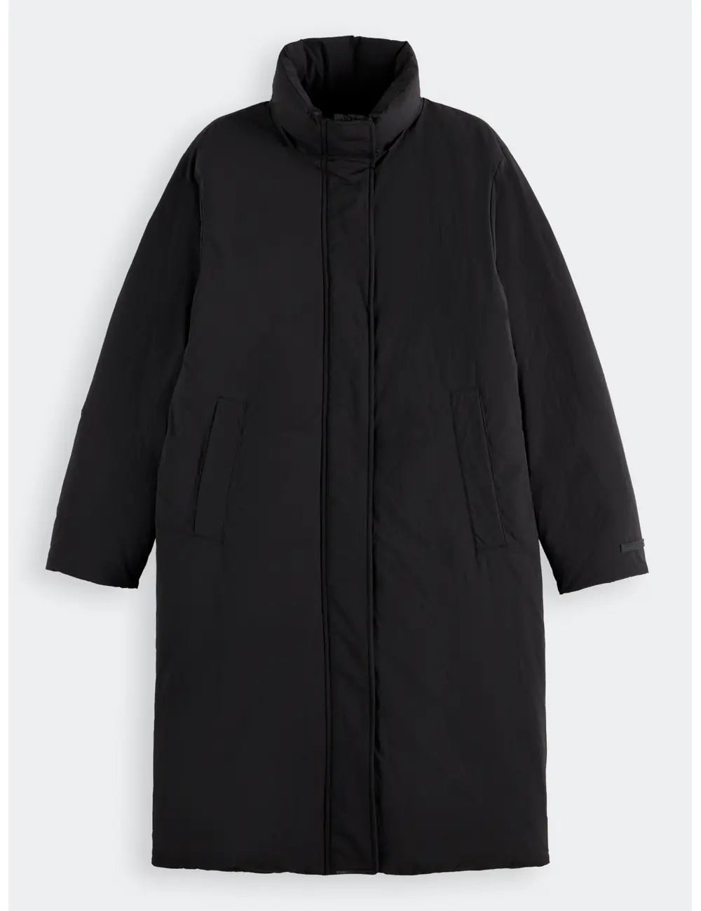 Longline Puffer Coat flat lay back view by Scotch & Soda