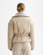 Padded Poplin Trench detail shot showing fabric and craftsmanship by Scotch & Soda