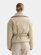 lightweight-padded-poplin-trench detail shot by Scotch & Soda