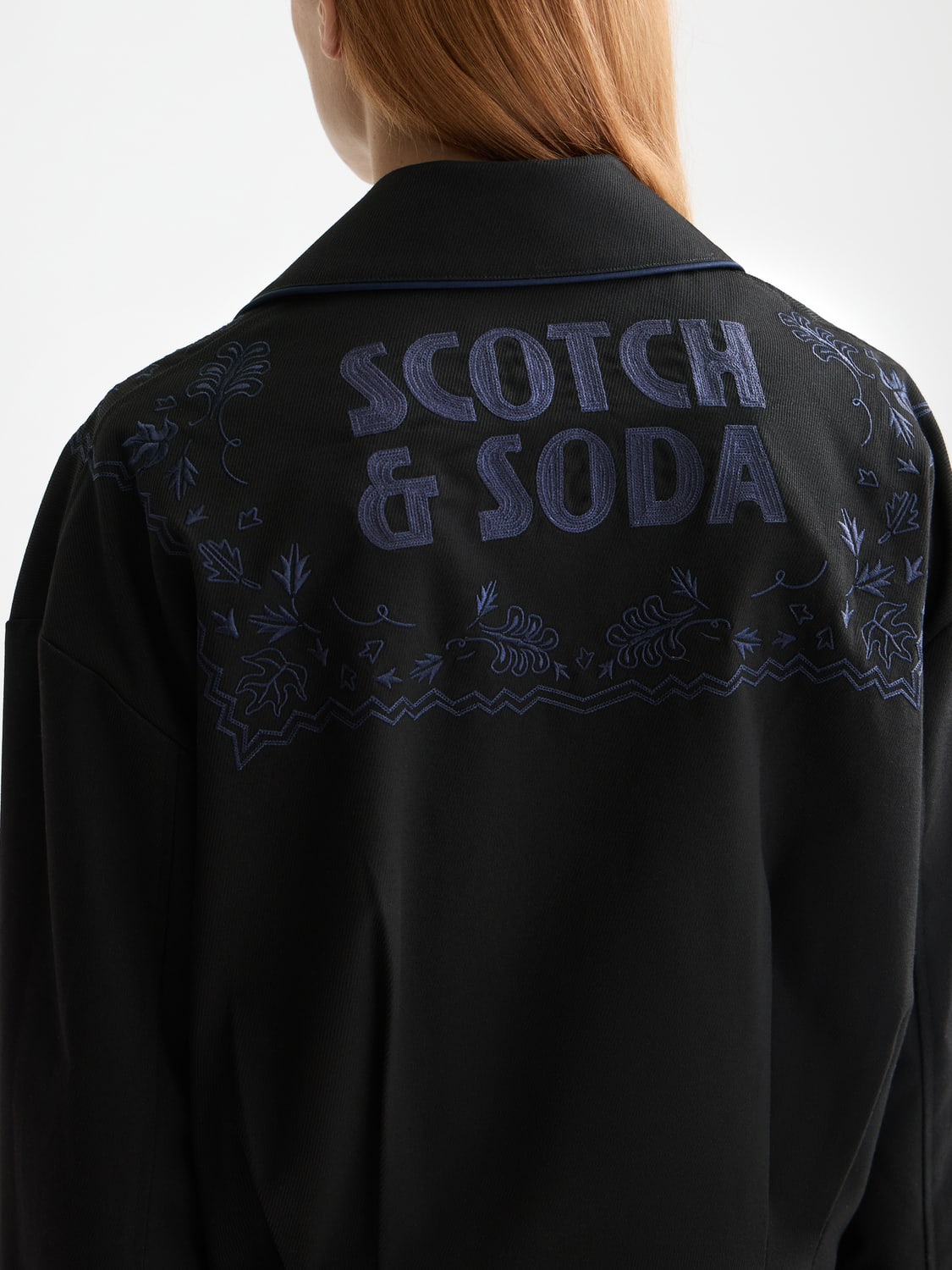Embroidered Bomber Detail - Scotch & Soda