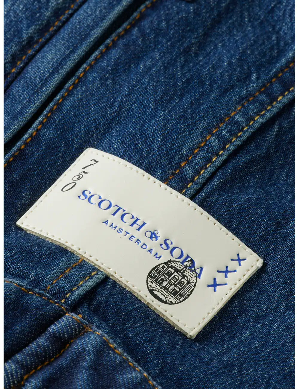 Cropped Denim Jacket detail view by Scotch & Soda