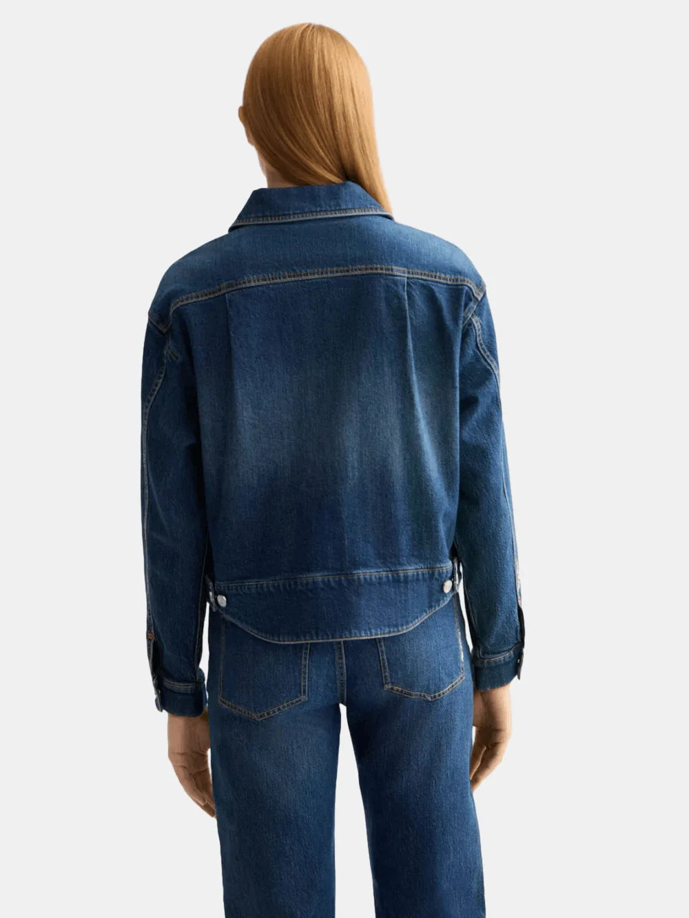 cropped-denim-jacket-let-it-rain-750-year-celebration detail shot by Scotch & Soda