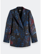 Jacquard Blazer Pheasant flat lay front view by Scotch & Soda