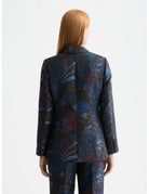 Jacquard Blazer Pheasant detail shot showing fabric and craftsmanship by Scotch & Soda