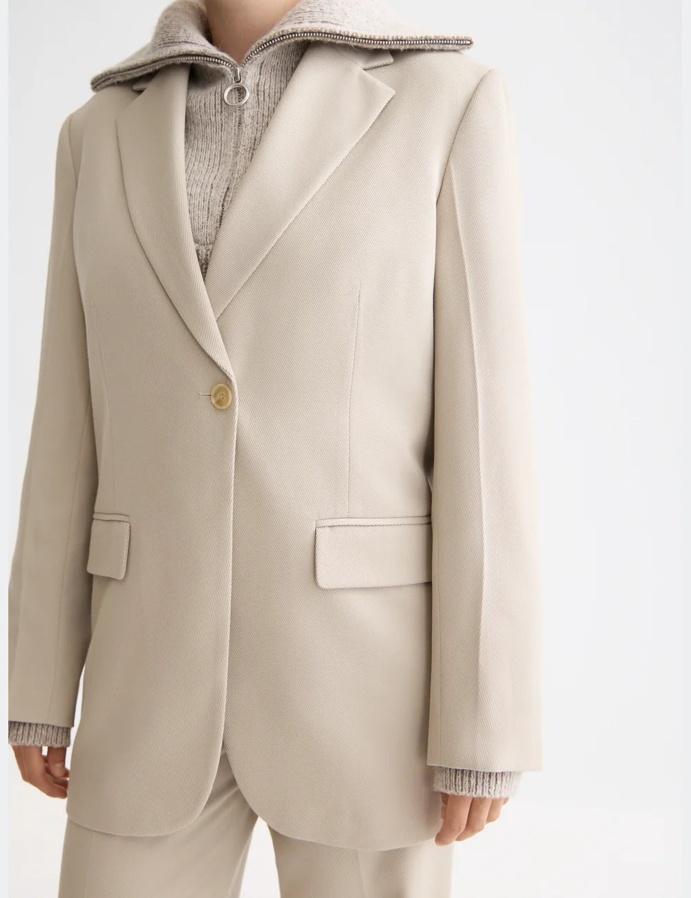 Gabardine Blazer detail view by Scotch & Soda